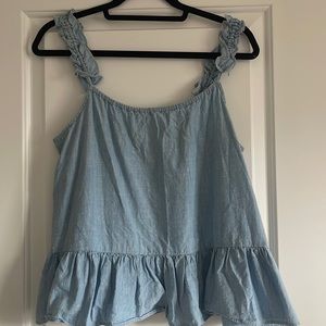 Madewell denim tank